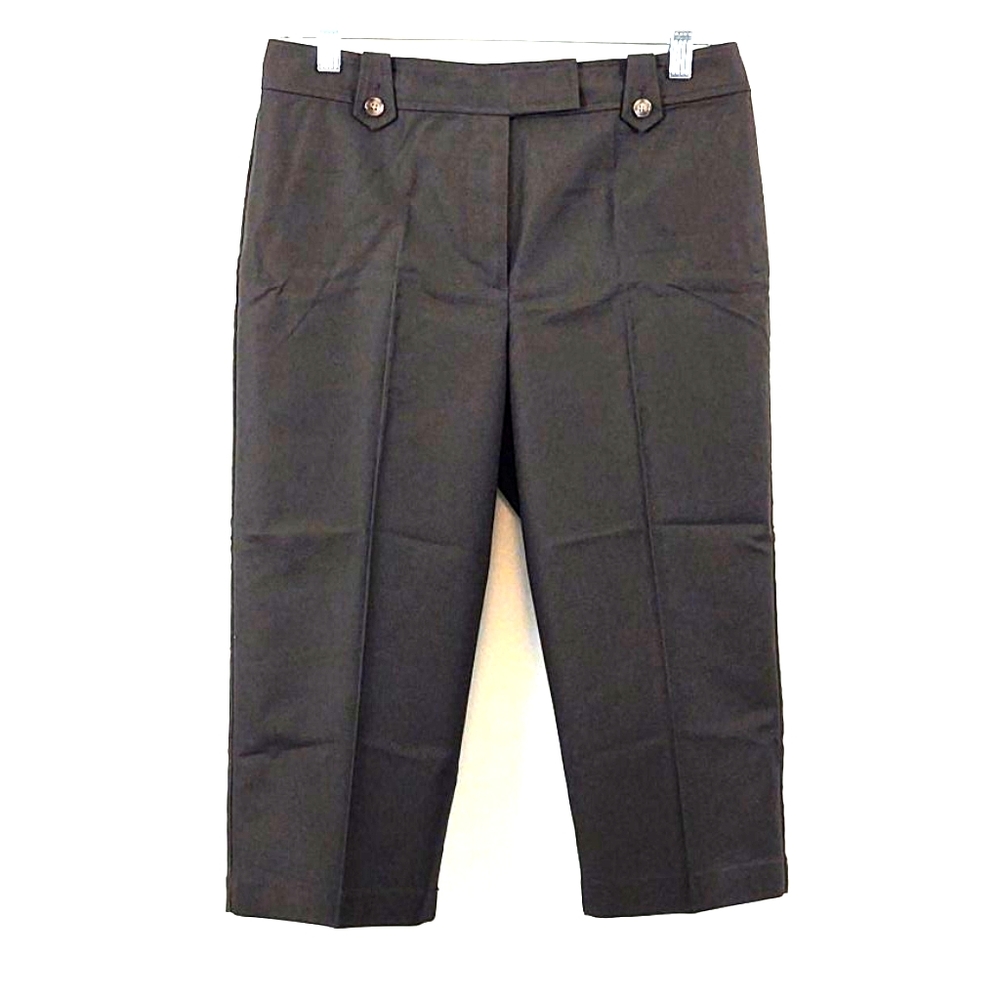 New Ann Taylor Pants 6P Dark Brown Cropped
